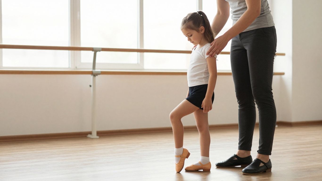 Child Listening To A Tap Rhythm During Class